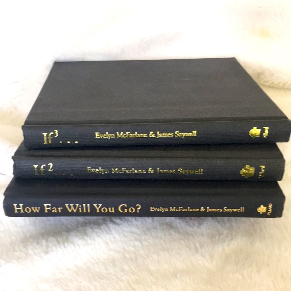 If2 If3 How Far Will You Go? Lot of 3 Books Evelyn McFarlane and James Saywell